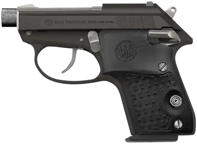 Beretta USA 3032 Tomcat Silver Black Micro-Compact 32 ACP Pistol