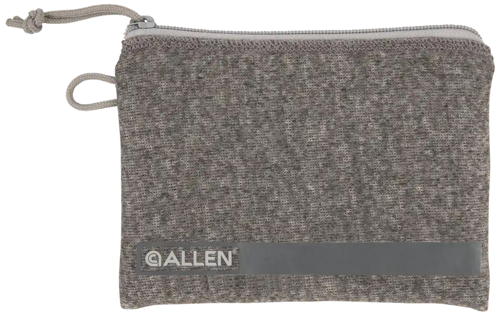 Compact Handgun Pistol Pouch with Lockable Zippers and Fleece Lining - Allen 3625