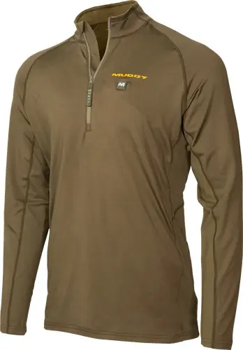 Muddy Nucleus: Heated Quarter in Brown Clay X-Large Zip