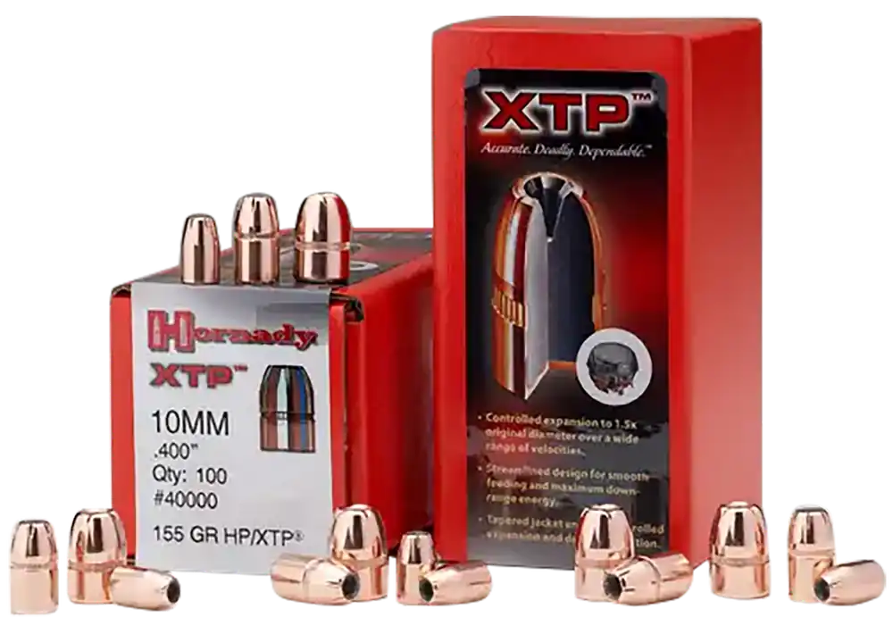Hornady XTP 10mm Auto 200gr Hollow Point Ammo - 100/Box