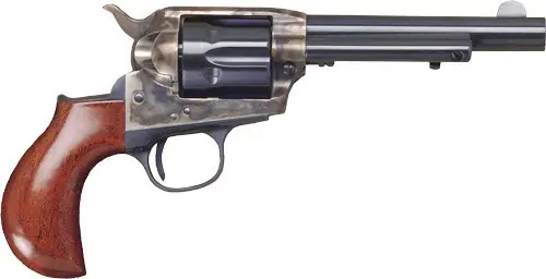 Cimarron Lightning 4.75" .38 Special Blued Walnut Bird's Head Revolver