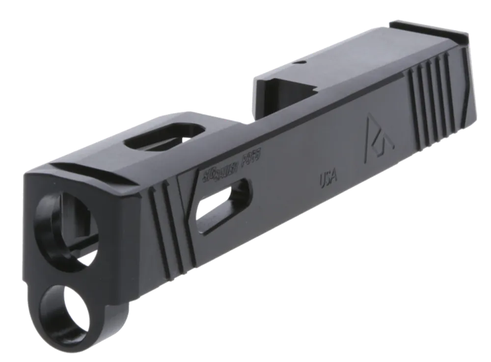 Rival Arms RA10P001A Optic Ready Slide for Sig P365 - Black 416R Stainless Steel