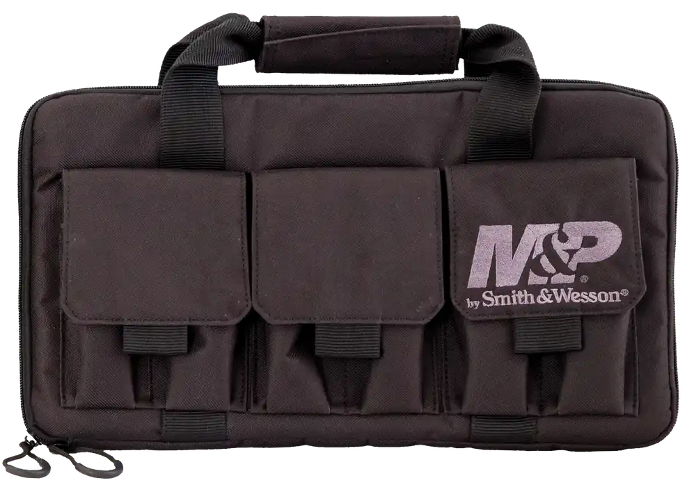 M&P Accessories 110029 Pro Tac Black Nylon Handgun Case for 2 Pistols