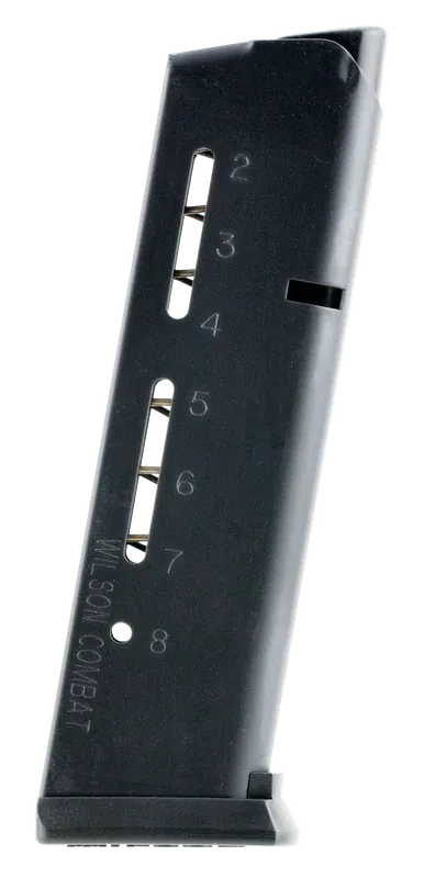 Wilson Combat 500B ETM 8-Round .45 ACP Magazine for 1911 Elite Tactical - Black Stainless Steel