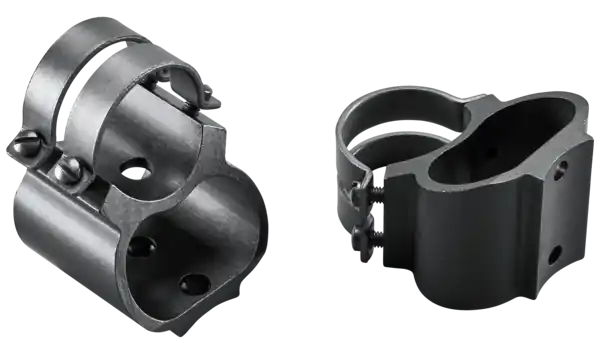 Weaver See-Thru Scope Mount/Ring Combo for Remington 7400/7600 - Black 1"