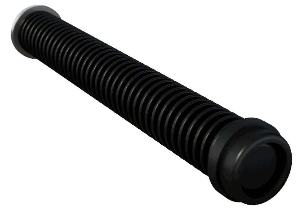 Rival Arms Stainless Steel Guide Rod Assembly for Glock 17 Gen 4 with Titanium Finish