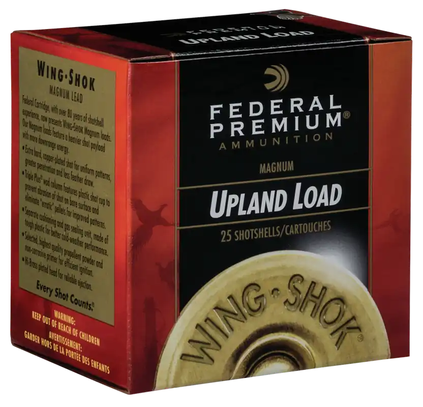 Federal PF1634 Premium Wing-Shok Pheasant Forever High Velocity 16 Gauge Shotgun Shells - 25 Rounds