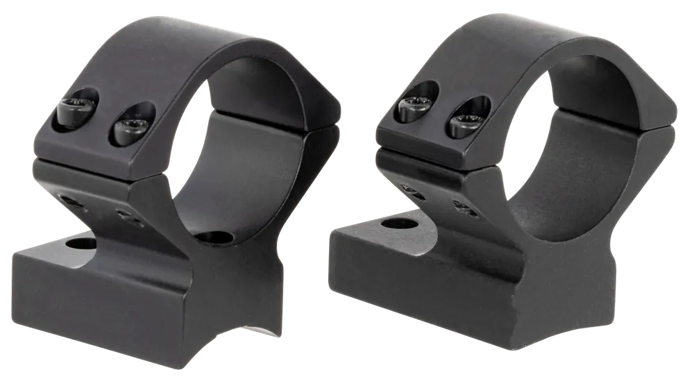 Talley 930706 Scope Mount/Ring Combo for Weatherby Mark V Non-Magnum 1" Tube, Low Rings, 0 MOA, Black Anodized Aluminum