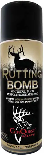 Rutting Buck Bomb Aerosol 7oz - Conquest Scents Deer Lure