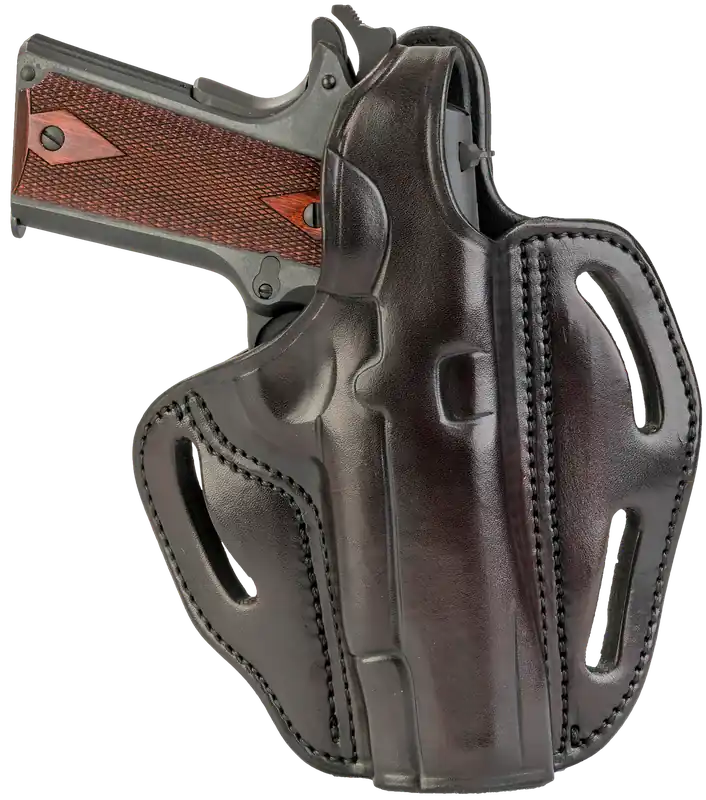 1791 Gunleather BHX Signature Brown Leather Belt Slide Holster for 4-5" 1911