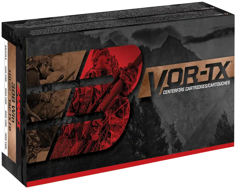 Barnes VOR-TX 5.56 NATO 62gr TSX BT Ammo - 20 Rounds/Box