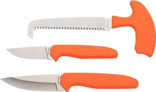 Browning Sharp Ridge 3-Piece Knife Combo with Nylon Sheath