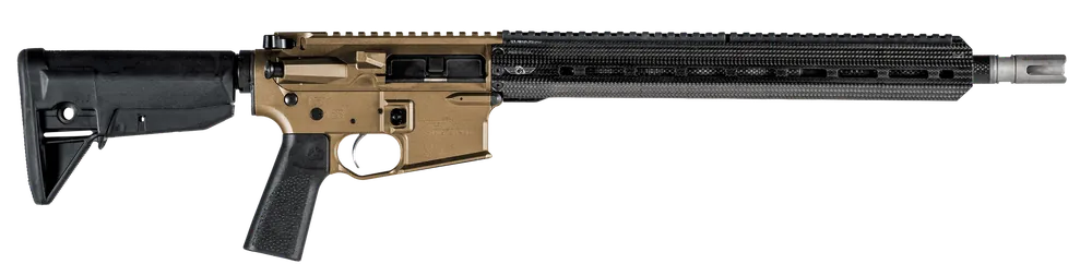 Christensen Arms CA-15 G2 CO Compliant Rifle, 223 Wylde, 16" Barrel, Burnt Bronze Finish, BCM Gunfighter Stock