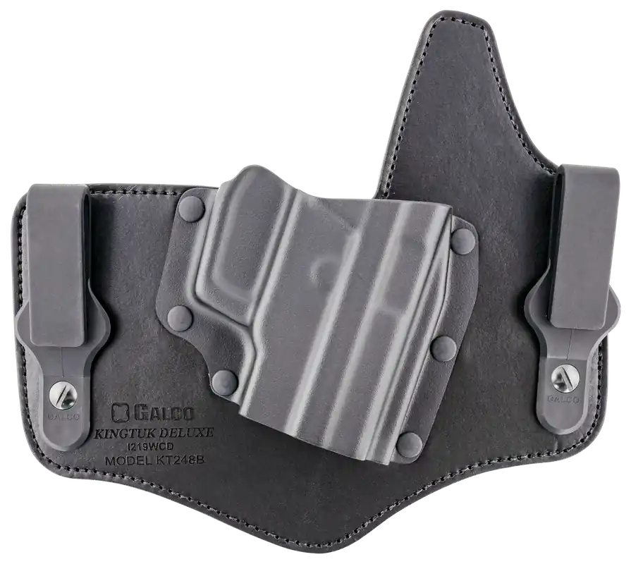 Galco KingTuk Deluxe IWB Holster for Sig P220/P226 - Right Handed, Black Kydex/Leather