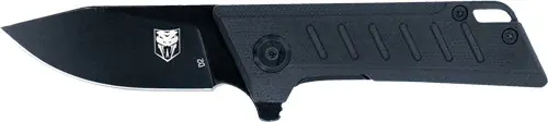 CobraTec Small Riptide Folder with 2" Black D2 Blade