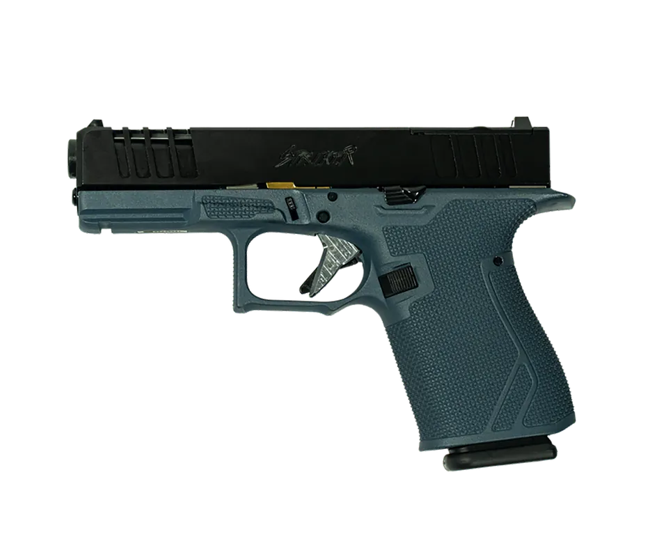 Great Lakes Firearms GL19BLU 9mm Pistol with Cerakote Blue Titanium Finish and 15+1 Capacity
