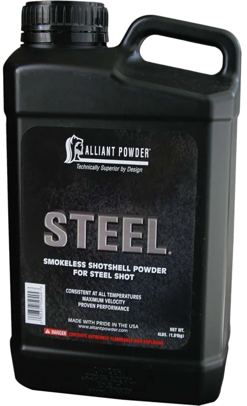 Alliant Powder STEEL Smokeless Shotgun Powder 10/12 Gauge 4 lbs
