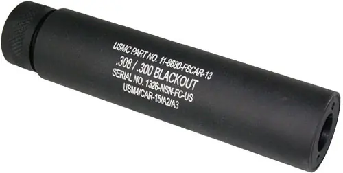 Suppressor BlackGuntec AR10 Slip-Over Fake Muzzle Device