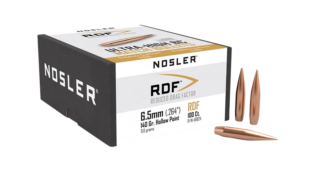 Nosler RDF Match 6.5mm 140gr HPBT 100ct Box