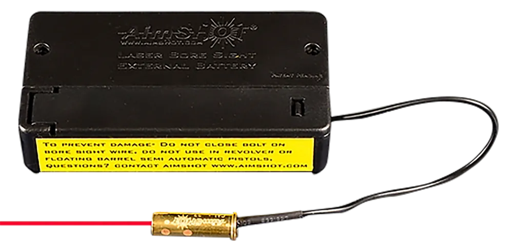 Aimshot BSB17 Laser Boresighter with External Battery Box for 17 HMR Brass