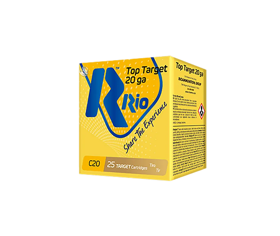 Rio Ammunition TT208 20 Gauge 2.75" 7/8oz #8 Shot - 25 Rounds Per Box, 10 Boxes Per Case