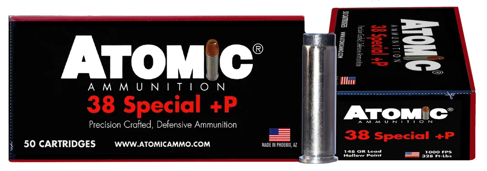 Atomic Ammunition 419 Pistol Precision Craft .38 Special +P 148gr LHP 50/Box