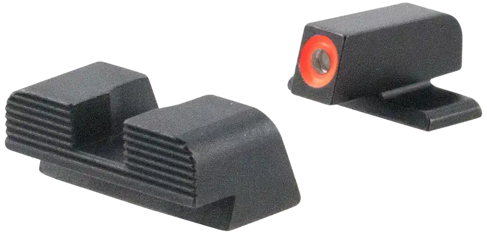 AmeriGlo SG434 Protector Sight Set for Sig Sauer - Green Tritium Front, Black Serrated Rear