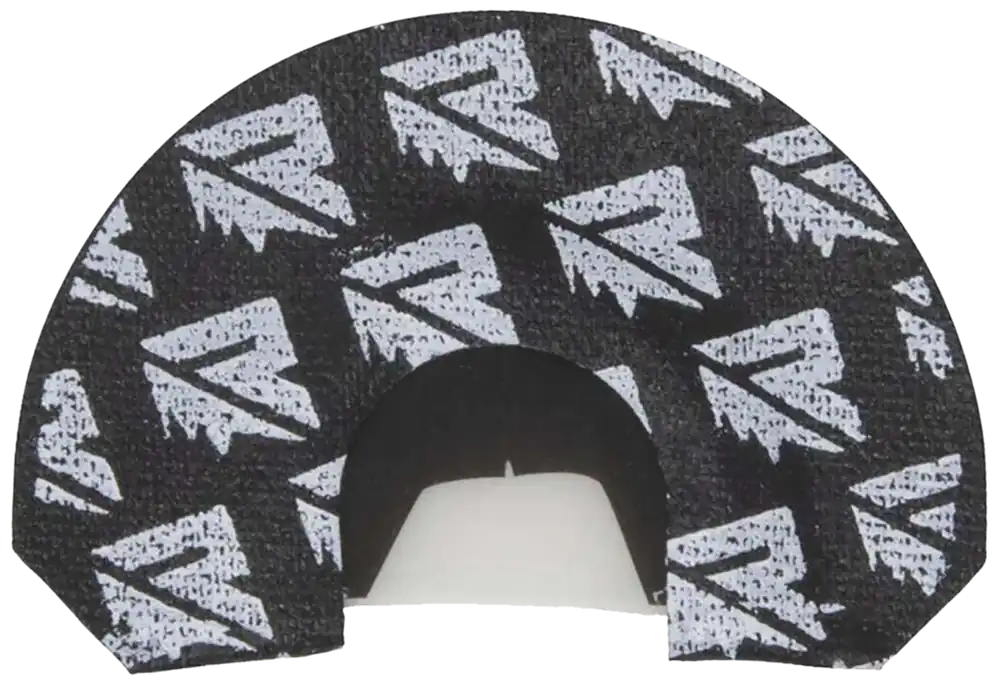 Riven 65220 Black Ice Elk Diaphragm Call - Black/White