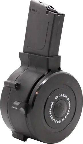 AR-15 223 50-Round Drum Magazine - Black Polymer by Johnson