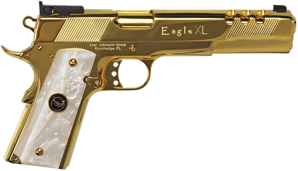 Gold Eagle XL45WP 1911 Deluxe 45 6" 24K Gold