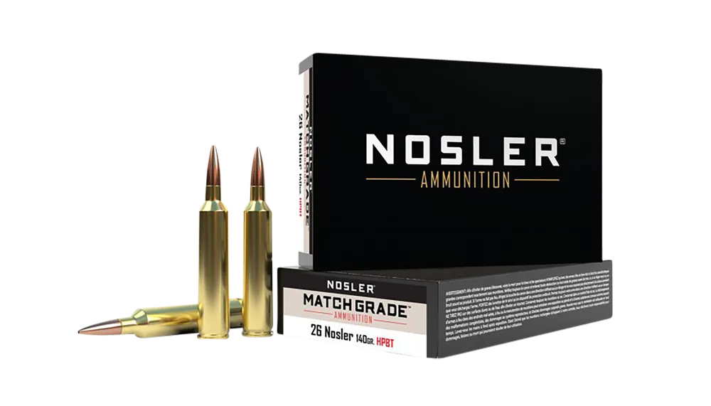 Nosler 51288 Match Grade 26Nosler 140gr HPBT 20/Box