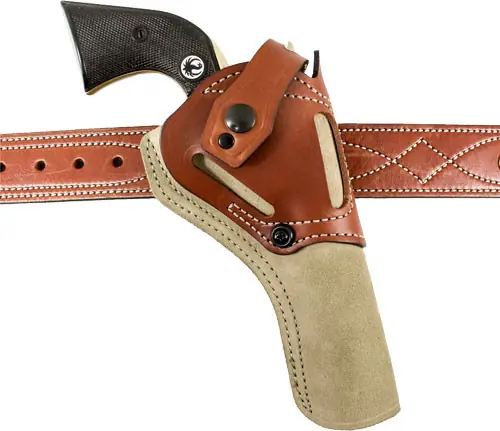 DeSantis Wild Hog Leather Holster for Ruger Single Six 5.5"
