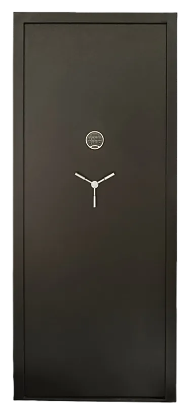 SnapSafe 75415 Vault Door - In-Swing, Black, 12 Gauge Steel, 36.8" x 81", Access Code/Key Entry