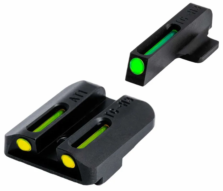 TruGlo TFO Green/Yellow Tritium Fiber Optic Sights for 1911 Government
