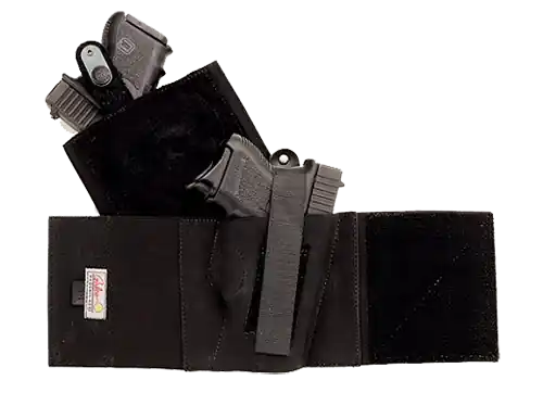 Galco CAB2XS Cop Ankle Band for Sig P238, Ruger LCP, Diamondback DB - Extra Small, Black Neoprene/Fleece, Right Hand