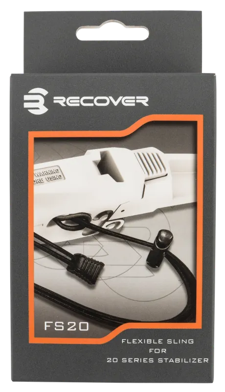 Recover Tactical FS2001 20/20 Black Elastic Sling for Stabilizer Braces Compatibility