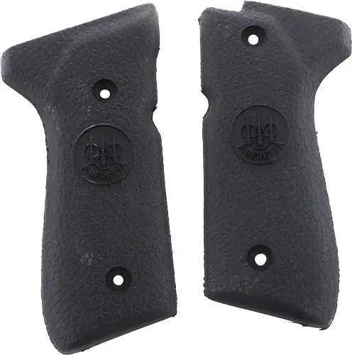 Black Beretta 92/96 Series Rubber Smooth Grips