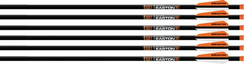 Easton Xbow Bolt 9mm Carbon 20" with 3" Vanes Half Moon 6-Pack