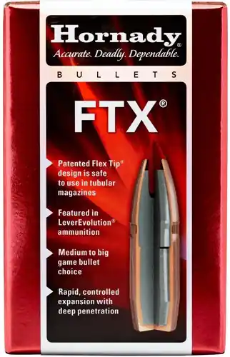Hornady 30 Cal .308 135GR FTX Bullets - 100 Count, 15 Boxes per Case