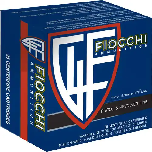 Fiocchi 40 SW 180GR XTP-HP 25 Rounds 20 Boxes/Case