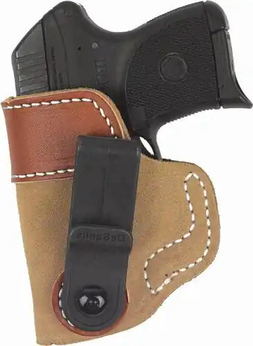 DeSantis Soft Tuck IWB Holster for Glock 43 - Left Handed, Natural Leather