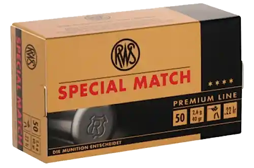 RWS/Umarex 2134233 Special Match 22LR 40gr LRN Ammo - 50/Box, 100/Case