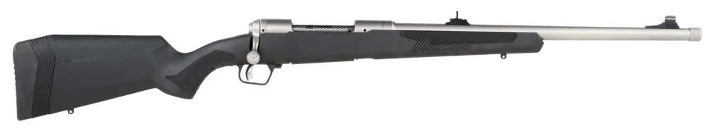 Savage Arms 110 Brush Hunter .375 Ruger Rifle - Matte Black Synthetic Stock, 20" Threaded Barrel