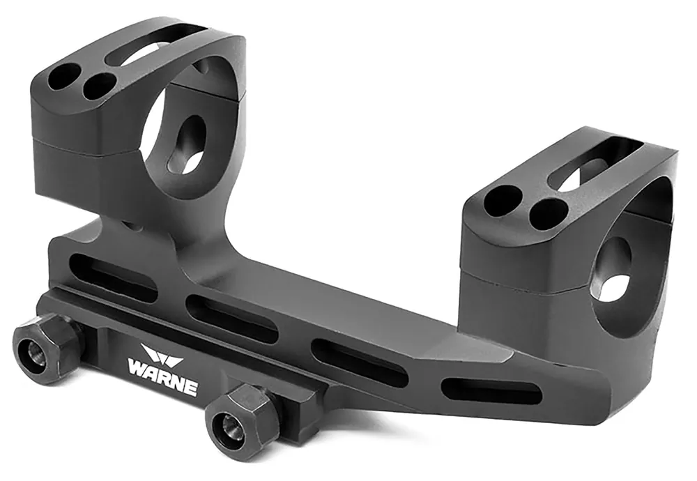 Warne X-SKEL 34mm Black Anodized Scope Mount/Ring Combo