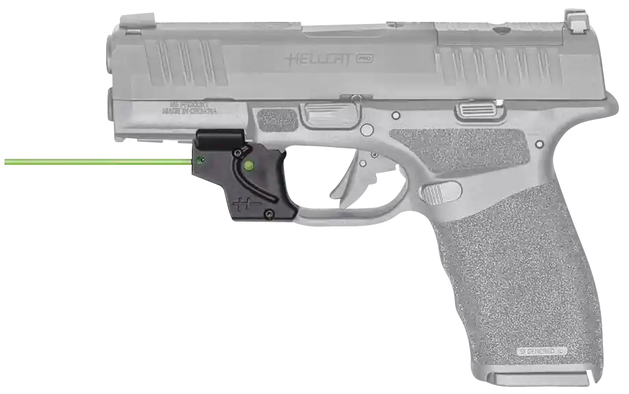 Viridian E-Series Green Laser Sight for Springfield Hellcat Pro - Model 912-0077, Black