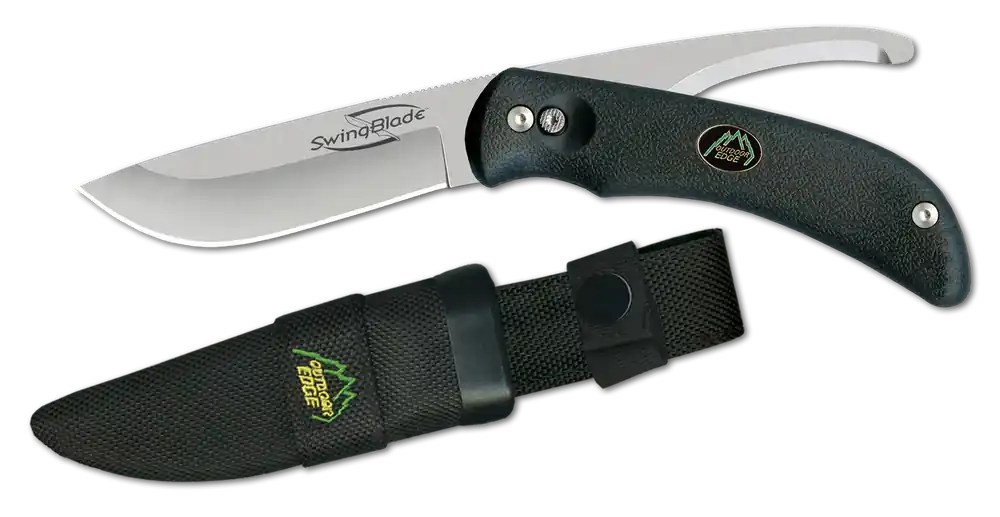 Outdoor Edge SB10N SwingBlade Folding Knife with AUS8 Steel Blade and TPR Handle