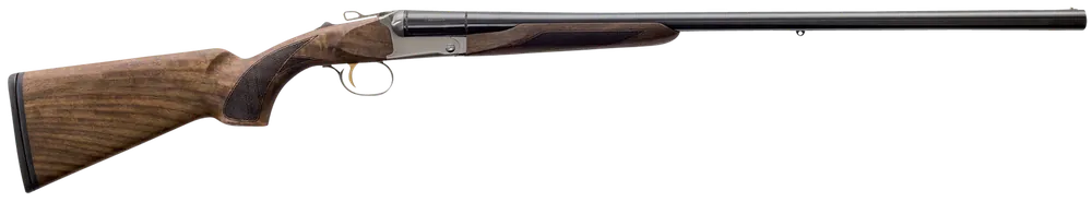 Charles Daly Superior 12 Gauge Side by Side Shotgun with Gloss Blued Steel Barrel and Oiled Walnut Stock