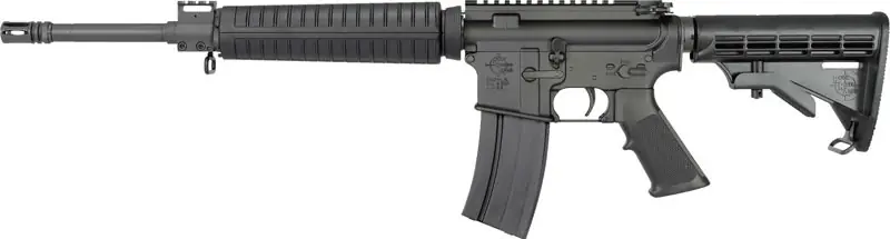 16" Barrel 6-Position No Sights Black RRA Carbine Mid-Length AR 6.8 SPC
