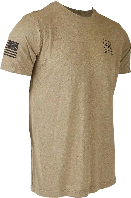 Glock AP96312 Olive 2nd Amendment Tee - Small Short Sleeve