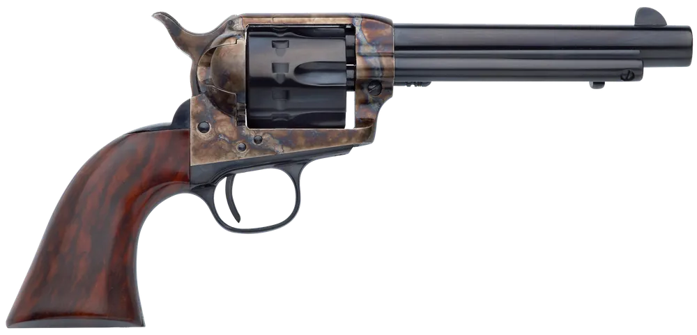 Taylors & Company 1873 Cattleman .22 LR Revolver with Blued Barrel and Walnut Grip